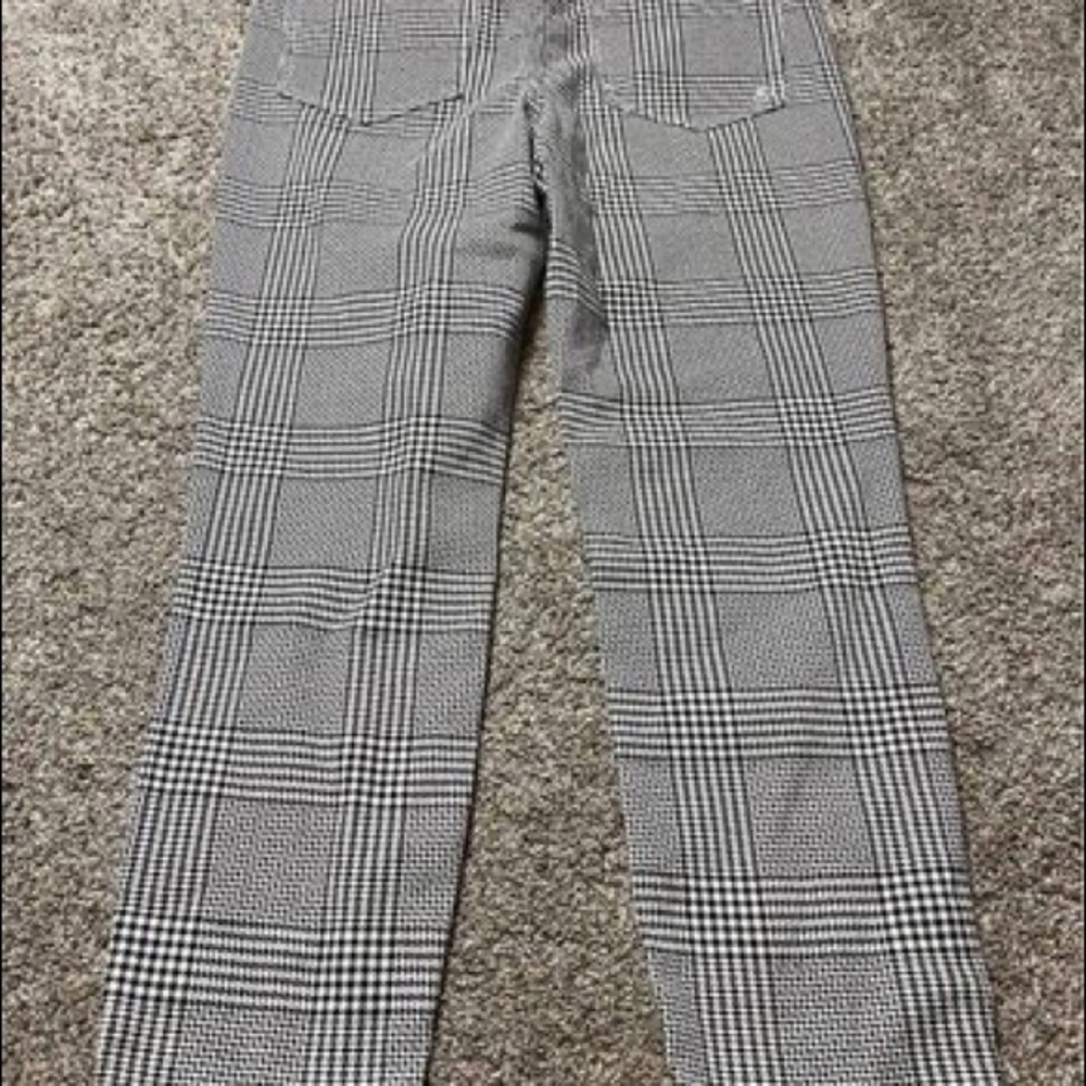 ❤️New Indigo rein high-rise plaid ankle jeans with stretch size 13❤️ - Picture 9 of 12